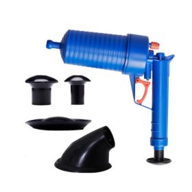 Toilet Piston Tool Set, Pneumatic Sewer Blaster, Sink Piston, Sewer Clog Removal Tool For Sinks, Toilets, Bathrooms, Showers, Kitchens, Clogged Pipes