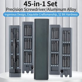 45 In 1 Precision Screwdriver Set, Professional Small Screwdriver Set With Metal Case, Magnetic Repair Tool Kit