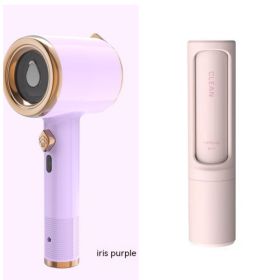 Mini Portable Handheld Garment Steamer Fabric Steam Iron For Clothes Travel Home Appliances Vertical US Plug Ironing Machine (Option: Light Purple set2-Us-1PCS)