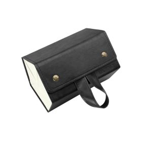 5in1 Sunglasses Travel Case Organizer Hangable, Eyeglasses Foldable Storage Organizer (Option: White)
