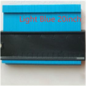 Radial Ruler Contour Gauge Taker Profile Gauge (Option: Light Blue 20inch)