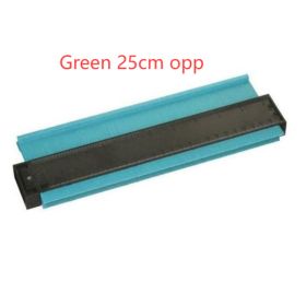 Radial Ruler Contour Gauge Taker Profile Gauge (Option: Green 25cm opp)