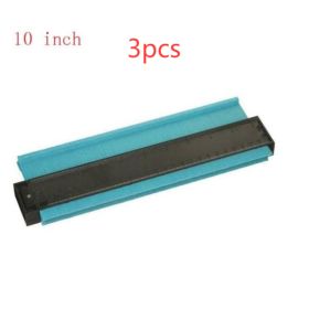 Radial Ruler Contour Gauge Taker Profile Gauge (Option: Blue 10inch 3pcs)