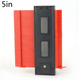 Radial Ruler Contour Gauge Taker Profile Gauge (Option: Red)